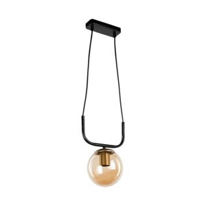 Toscohome Lampada da soffitto stile minimal colore nera - Terena ASZ1422