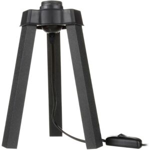 Toscohome Lampada da tavolo treppiede legno color nero - Piko MDL4769