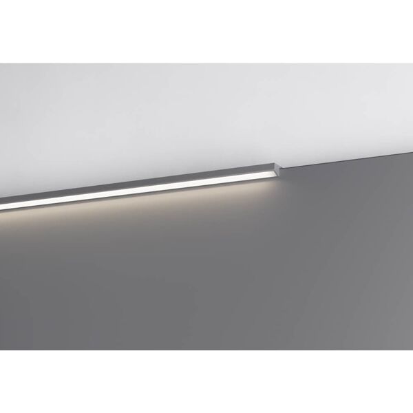 toscohome profilo illuminazione led per bagno 1000 mm colore nero opaco