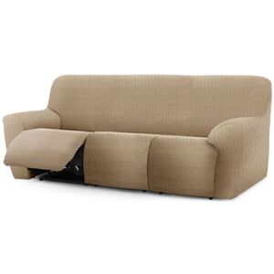 Toscohome Copridivano 200-260 cm per recliner tre posti colore beige - Jaz