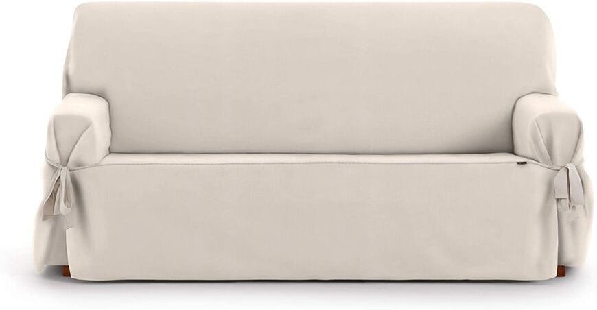 Toscohome Copridivano universale 140/180 cm colore beige con lacci - Levante