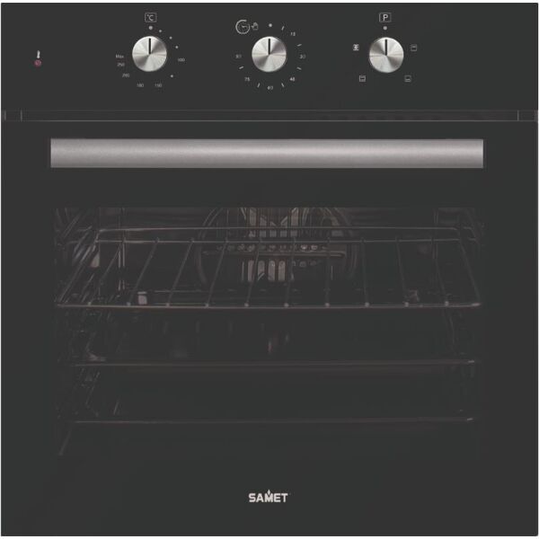 forno multifunzione con 3 manopole classe a colore nero - samet calliope 2021