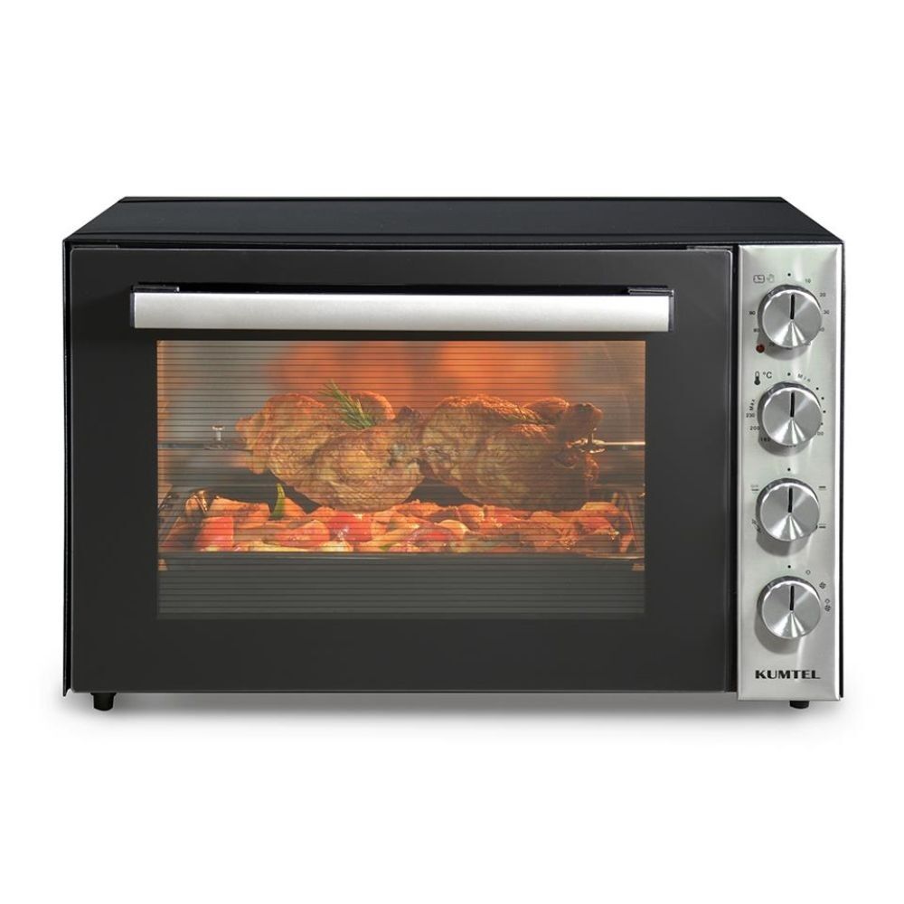 forno multifunzione lx-9645 colore nero con griglia in inox - kumtel