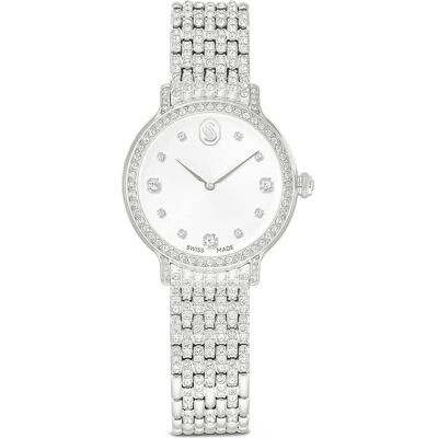 Swarovski Orologio Imber, Fabbricato in Svizzera, Bracciale di metallo, Tono argentato, Acciaio inossidabile OS Swarovski Orologio Imber, Fabbricato in Svizzera, Bracciale di metallo, Tono argentato, Acciaio inossidabile OS