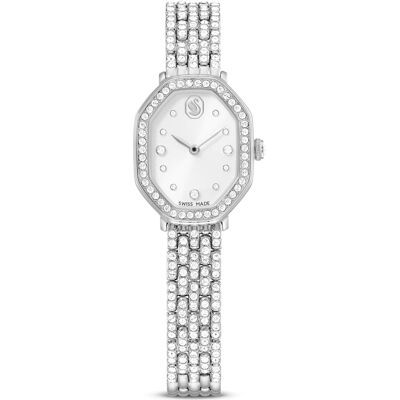 Swarovski Orologio Dextera octagon, Fabbricato in Svizzera, Bracciale di metallo, Tono argentato, Acciaio inossidabile OS Swarovski Orologio Dextera octagon, Fabbricato in Svizzera, Bracciale di metallo, Tono argentato, Acciaio inossidabile OS