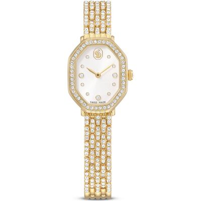 Swarovski Orologio Dextera octagon, Fabbricato in Svizzera, Bracciale di metallo, Tono dorato, Finitura in tono dorato OS Swarovski Orologio Dextera octagon, Fabbricato in Svizzera, Bracciale di metallo, Tono dorato, Finitura in tono dorato OS