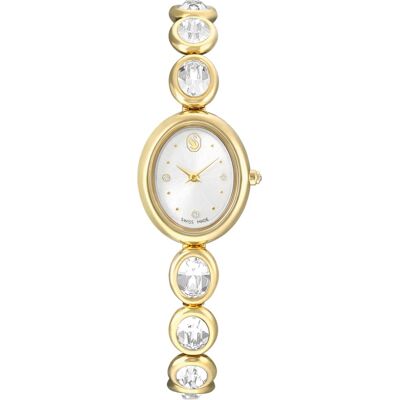 Swarovski Orologio Imber oval, Fabbricato in Svizzera, Bracciale di metallo, Tono dorato, Finitura in tono dorato OS Swarovski Orologio Imber oval, Fabbricato in Svizzera, Bracciale di metallo, Tono dorato, Finitura in tono dorato OS
