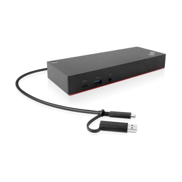 lenovo thinkpad dock   hybrid dock   usb-c   40af   incl. alimentatore