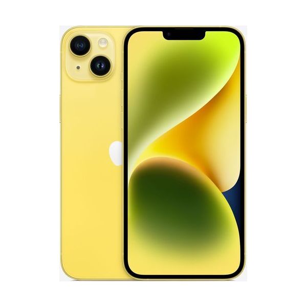 apple iphone 14 plus   128 gb   dual-sim   giallo   nuova batteria