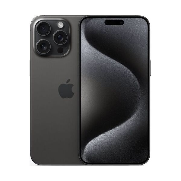 apple iphone 15 pro max   256 gb   dual-sim   titanio nero   nuova batteria