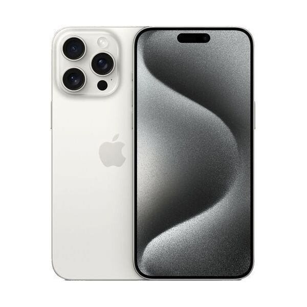 apple iphone 15 pro max   256 gb   dual-sim (2 x esim)   titanio bianco