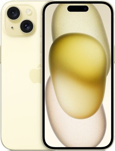 apple iphone 15   128 gb   dual-sim   giallo   nuova batteria