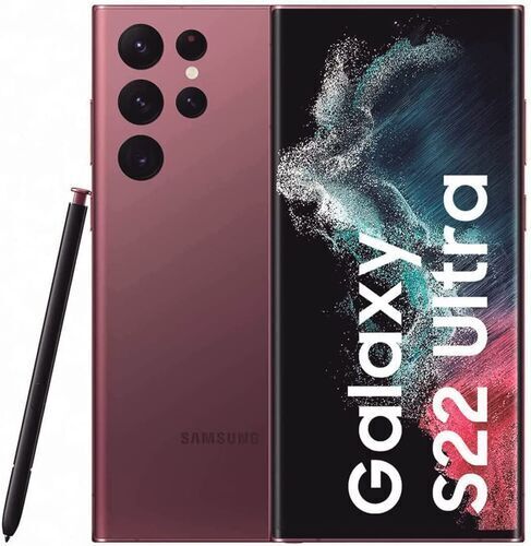 Samsung Galaxy S22 Ultra 5G   8 GB   128 GB   Dual-SIM   Burgundy