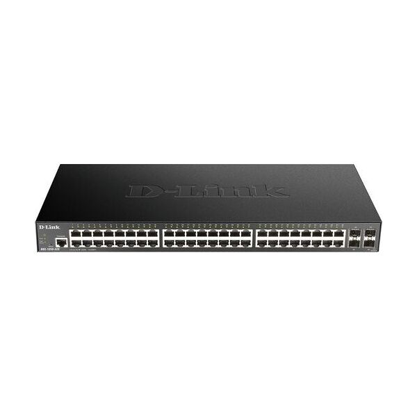 d-link dgs-1250 rackmount gigabit smart switch   nero/argento