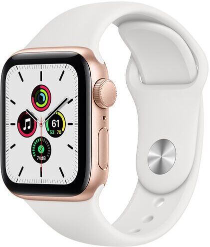 Apple Watch SE Alluminio 40 mm (2020)   WiFi + Cellular   oro   Sportarmband weiß M/L