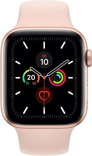 Apple Watch Series 5 (2019)   44 mm   Alluminio   GPS   oro   Cinturino Sport rosa