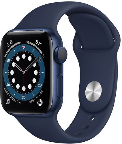 Apple Watch Series 6 Alluminio 40 mm (2020)   GPS   blu   Cinturino Sport Deep Navy