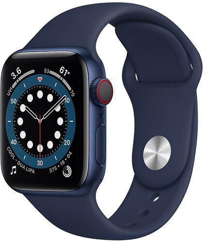 Apple Watch Series 6 Alluminio 40 mm (2020)   GPS + Cellular   blu   Cinturino Sport Blu nordico