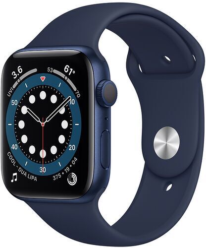 Apple Watch Series 6 Alluminio 44 mm (2020)   GPS   blu   Cinturino Sport Deep Navy