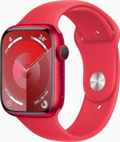 Apple Watch Series 9 Alluminio 45 mm (2023)   GPS   rosso   Cinturino Sport rosso S/M