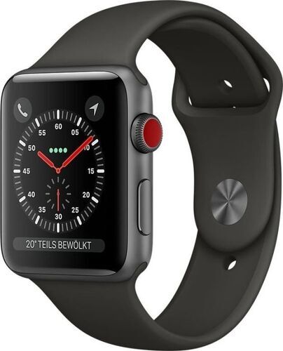 Apple Watch Series 3 (2017) 42 mm Alluminio GPS grigio Cinturino Sport grigio