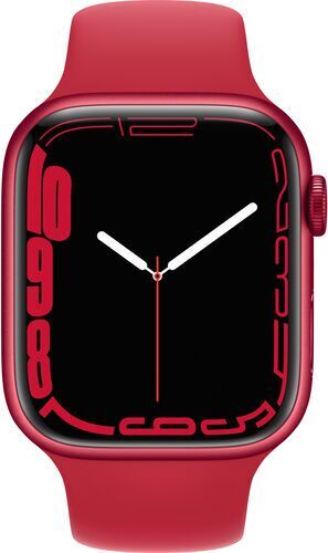 Apple Watch Series 7 Alluminio 41 mm (2021) GPS rosso Cinturino Sport rosso