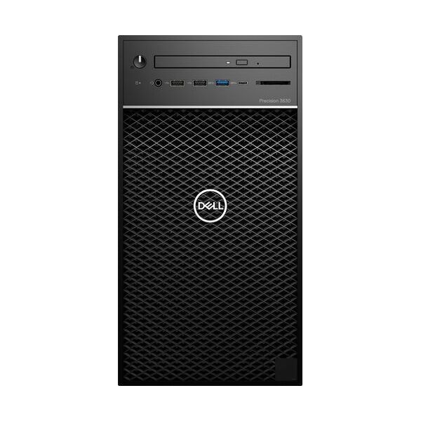 dell precision 3630 tower   xeon e-2124   32 gb   500 gb ssd   quadro p2000   dvd-rw   win 11 pro