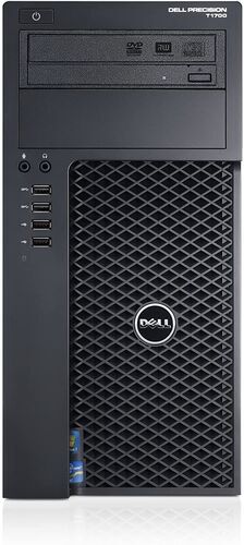 dell precision tower 1700 mt workstation   i5-4570   16 gb   256 gb ssd   k600   win 10 home