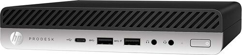 HP ProDesk 600 G4 DM (USFF)   Intel 8th Gen   i5-8500T   8 GB   256 GB SSD   WiFi + BT   Win 11 Pro