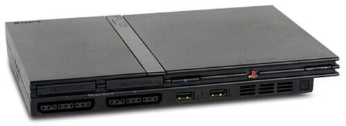 Sony PlayStation 2 Slim   gioco incluso   nero   1 Controller   2 microfoni   Singstar 80s