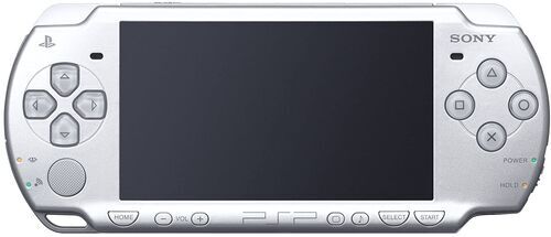 Sony PlayStation Portable (PSP) Slim & Lite   gioco incluso   2004   argento   LocoRoco (DE Version)
