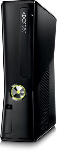 Microsoft Xbox 360 Slim   4 GB   nero opaco