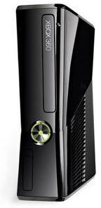 Microsoft Xbox 360 Slim   nero lucido