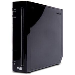 Nintendo Wii   Controllo remoto   nero