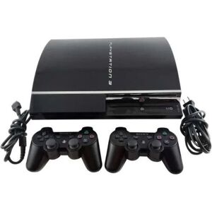 Sony PlayStation 3 Fat   320 GB   2 Controller   nero