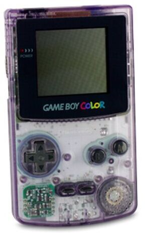 Nintendo Game Boy Color   transparente   viola