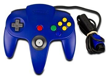 Nintendo N64 Controller   blu