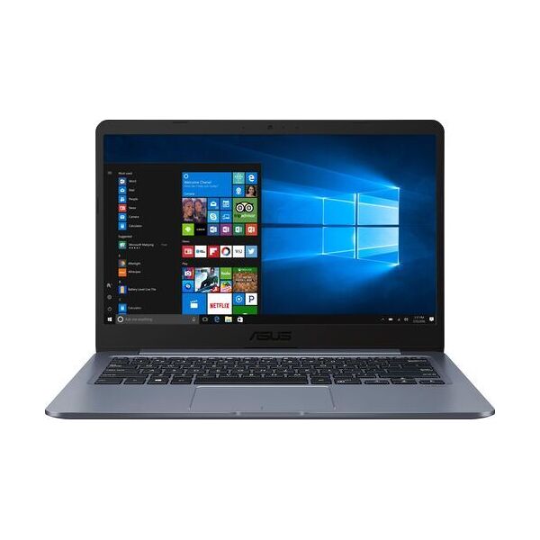 asus e406sa   celeron n3000   14   4 gb   64 gb ssd   blu   windows 10 s   fr