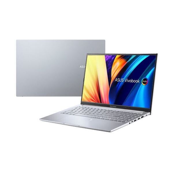 asus vivobook 15x oled   i7-12700h   15.6   16 gb   1 tb ssd   fhd   win 11 home   argento   ar