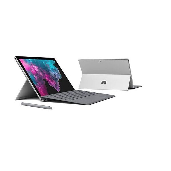 microsoft surface pro 6 (2018)   i5-8350u   12.3   8 gb   128 gb ssd   stilo compatibile   win 10 pro   platin   surface dock   de