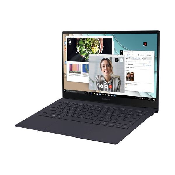 samsung galaxy book s w767   snapdragon 8cx   13.3   8 gb   256 gb ssd   mercury grey   win 10 home   de