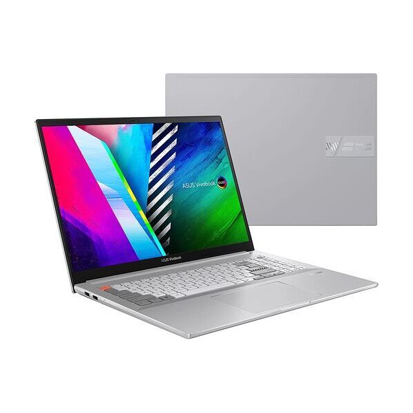 asus vivobook pro 14x oled n7400pc   i7-11370h   14   16 gb   512 gb ssd   fp   rtx 3050   argento   win 10 home   es