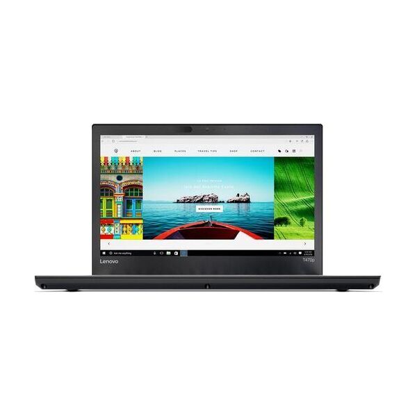 lenovo thinkpad t470p   i7-7700hq   14   16 gb   256 gb ssd   fhd   fp   illuminazione tastiera   geforce 940mx   win 10 pro   de