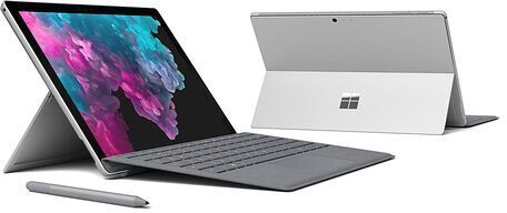 Microsoft Surface Pro 6 (2018)   i5-8350U   12.3"   8 GB   128 GB SSD   stilo compatibile   Win 10 Pro   Platin   ES