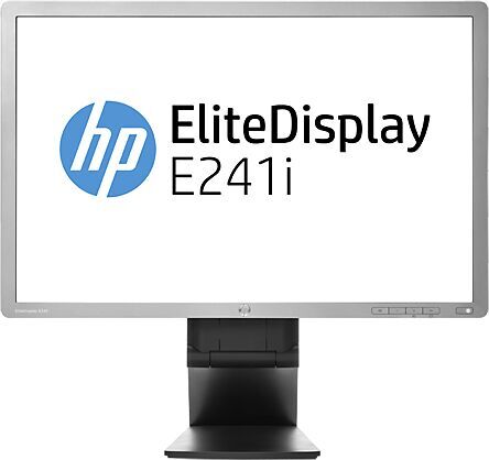 HP EliteDisplay E241i   24"   argento/nero