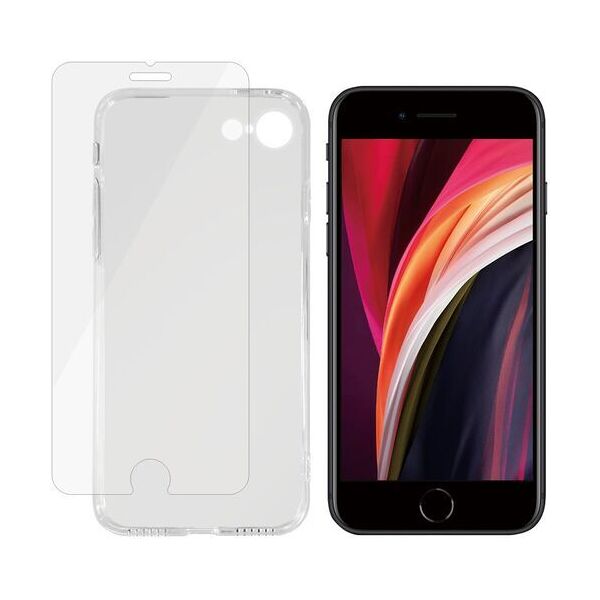 cover per smartphone trasparente & protezione display   panzerglass™   iphone 6/6s/7/8/se (2020/2022)