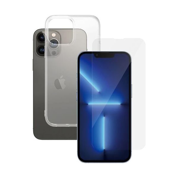 cover per smartphone trasparente & protezione display   panzerglass™   iphone 13 pro max