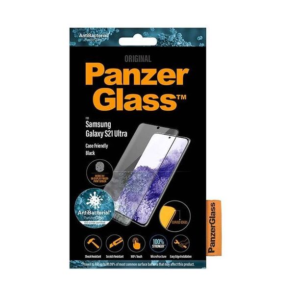 protezione display samsung   panzerglass™   samsung galaxy s21 ultra 5g   clear glass