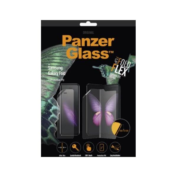 protezione display samsung   panzerglass™   samsung galaxy z fold2 5g   clear glass