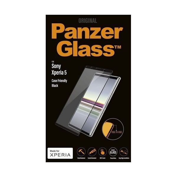 protezione display sony   panzerglass™   sony xperia 5 ii   clear glass